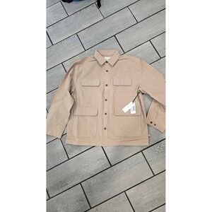 HONOR THE‎ GIFT Inner City Chore Jacket Tan Menswear Medium Casual Workwear